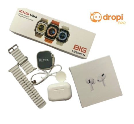 Pack Smartwatch Ultra  + Airpods PRO